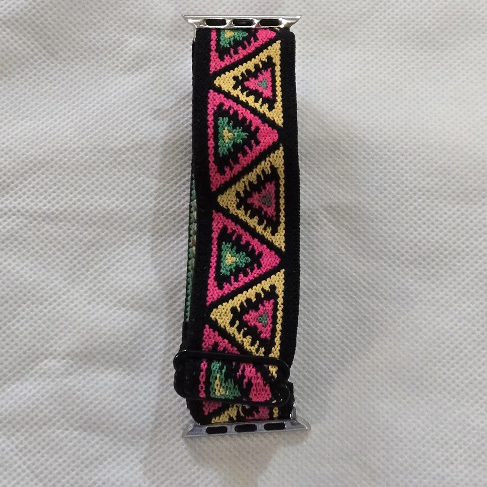 🍒🍒 Colorful Geometric Patterned Apple Watch Band